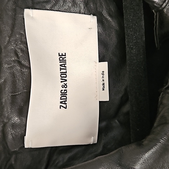 Zadig&VoltaireBase crinkle leather jacket - Picture 9 of 14